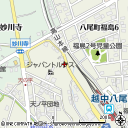 富山県富山市八尾町福島365周辺の地図