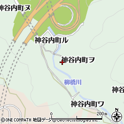 石川県金沢市神谷内町ヲ周辺の地図