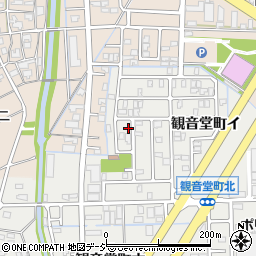 石川県金沢市観音堂町ロ177周辺の地図