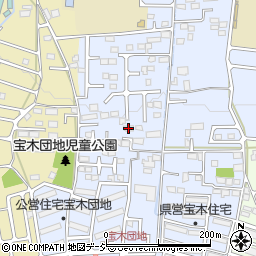 栃木県宇都宮市宝木町2丁目1052周辺の地図