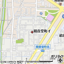 石川県金沢市観音堂町ロ106周辺の地図