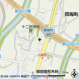 栃木県宇都宮市関堀町89周辺の地図