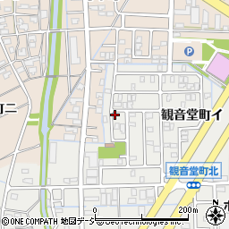 石川県金沢市観音堂町ロ179周辺の地図