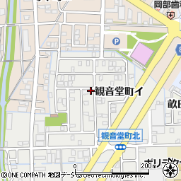 石川県金沢市観音堂町ロ105周辺の地図