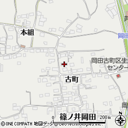 長野県長野市篠ノ井岡田1782周辺の地図
