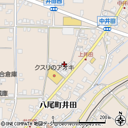 富山県富山市八尾町井田427周辺の地図