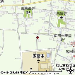 川中島装建広徳流通センターヤード周辺の地図