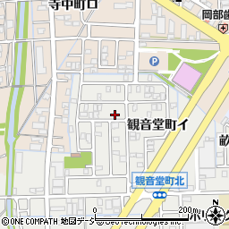 石川県金沢市観音堂町ロ245周辺の地図