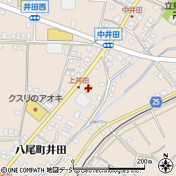 セブンイレブン富山八尾井田店周辺の地図