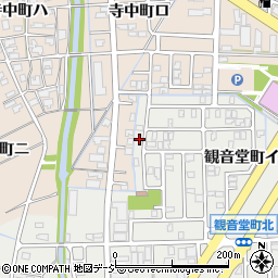石川県金沢市観音堂町ロ190周辺の地図