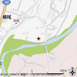 群馬県吾妻郡中之条町横尾1317周辺の地図