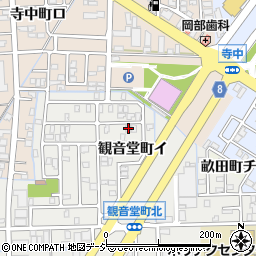 石川県金沢市観音堂町イ77周辺の地図