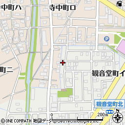 石川県金沢市観音堂町ロ191周辺の地図
