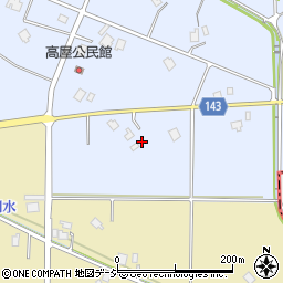 富山県南砺市高屋172周辺の地図