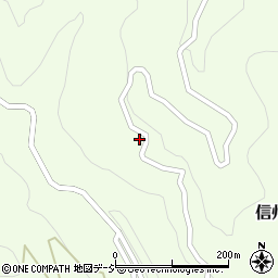 長野県長野市信州新町越道7229周辺の地図