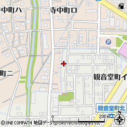 石川県金沢市観音堂町ロ192周辺の地図