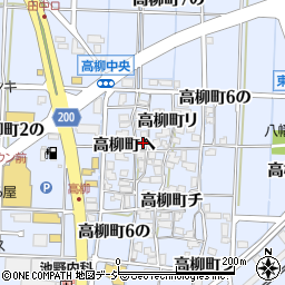 石川県金沢市高柳町リ1周辺の地図