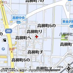 石川県金沢市高柳町リ72周辺の地図