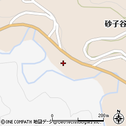 富山県南砺市砂子谷1282周辺の地図
