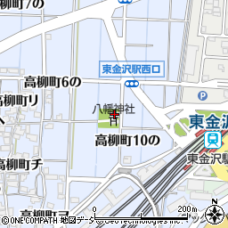 高柳町会館周辺の地図