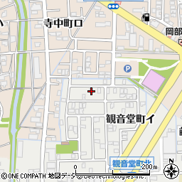 石川県金沢市観音堂町ロ212周辺の地図