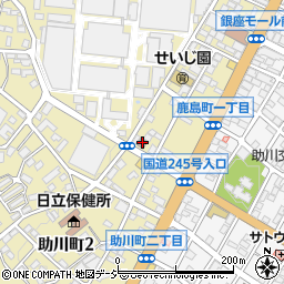 日立助川郵便局周辺の地図