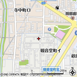 石川県金沢市観音堂町ロ209周辺の地図