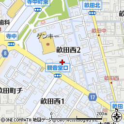 セキサンピーシー株式会社　金沢営業所周辺の地図