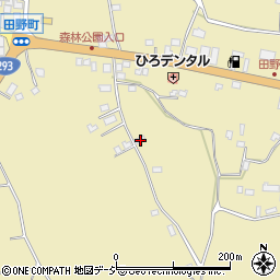 栃木県宇都宮市田野町486周辺の地図