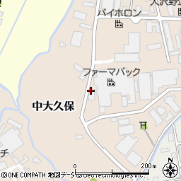 富山県富山市中大久保周辺の地図