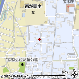 栃木県宇都宮市宝木町2丁目1053周辺の地図