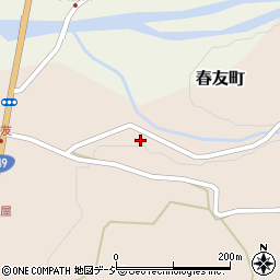 茨城県常陸太田市春友町637-1周辺の地図
