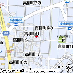 石川県金沢市高柳町周辺の地図