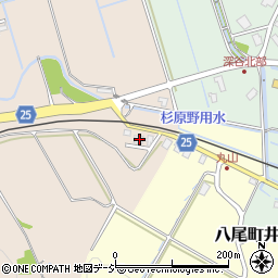 富山県富山市八尾町井田1147周辺の地図