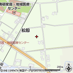 富山県南砺市松原周辺の地図