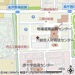 石川県庁　試験研究機関等石川県工業試験場電子情報部周辺の地図
