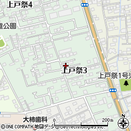 栃木県宇都宮市上戸祭周辺の地図