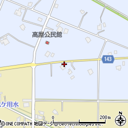 富山県南砺市高屋170周辺の地図