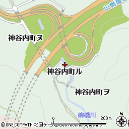 石川県金沢市神谷内町ル周辺の地図