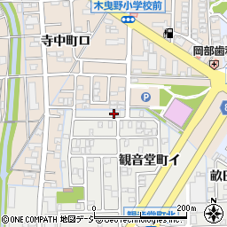 石川県金沢市観音堂町ロ206周辺の地図
