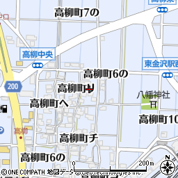 石川県金沢市高柳町リ69周辺の地図