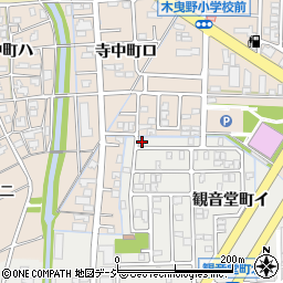 石川県金沢市観音堂町ロ198周辺の地図