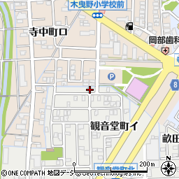 石川県金沢市観音堂町ロ207周辺の地図