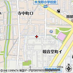 石川県金沢市観音堂町ロ203周辺の地図