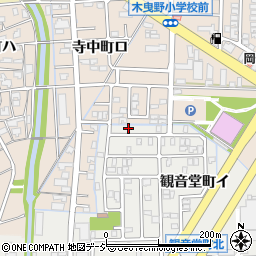 石川県金沢市観音堂町ロ201周辺の地図
