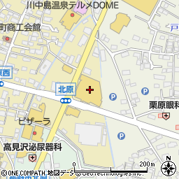 シーナ川中島店周辺の地図