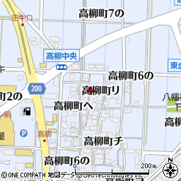 石川県金沢市高柳町リ10周辺の地図