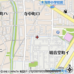 石川県金沢市観音堂町ロ199周辺の地図