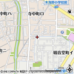 石川県金沢市観音堂町ロ197周辺の地図