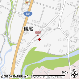 群馬県吾妻郡中之条町横尾1347周辺の地図